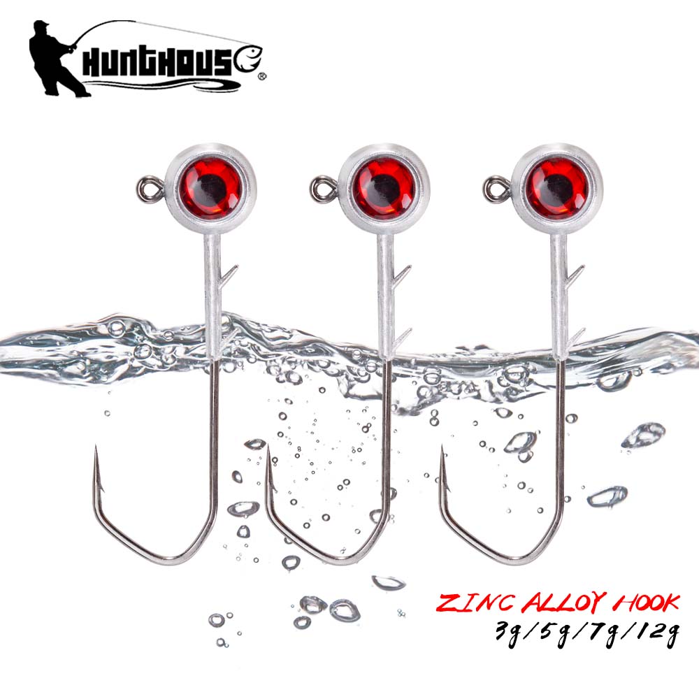 Fishing Hook Offset - Hunthouse – ensemble d'hameçons de pêche