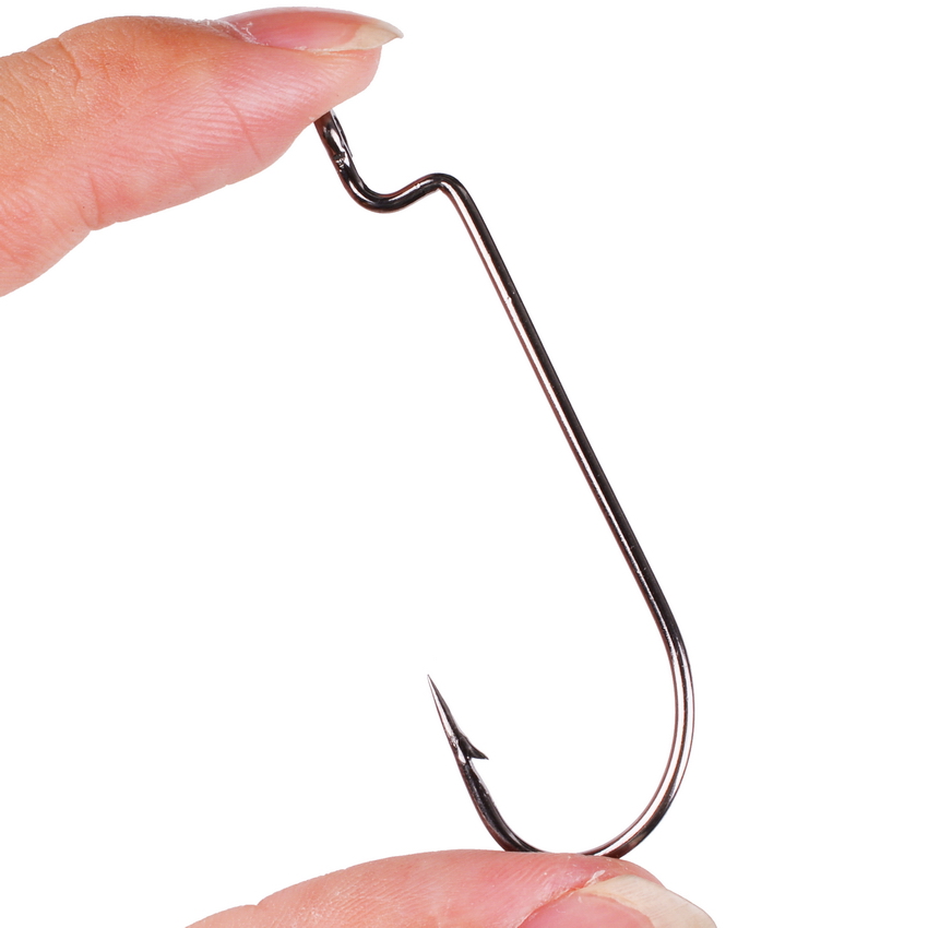 Fishing Hook Offset - Hameçons de pêche en acier à