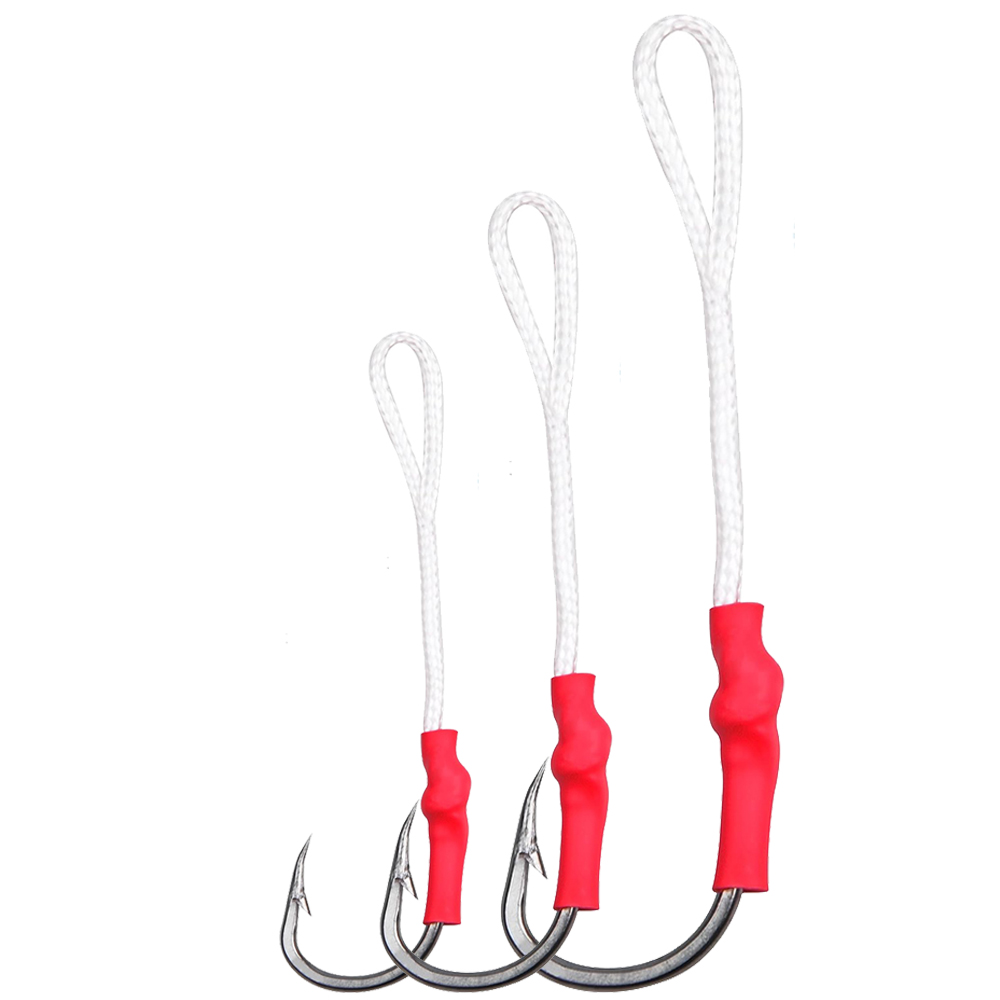 Fishing Hook Offset - 5 pièces 1/0-10/0 jig lent aide
