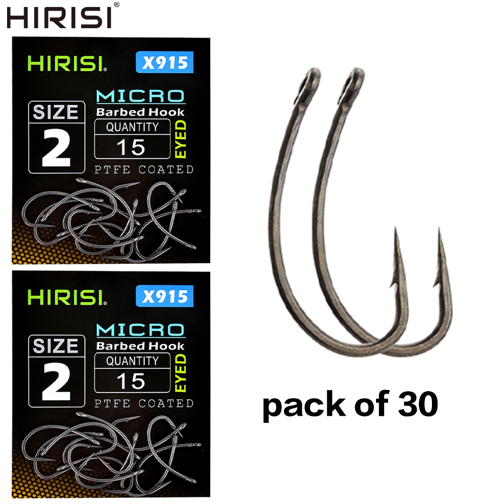 Fishing Hook Offset - Hirisi 30x hameçons de pêche à