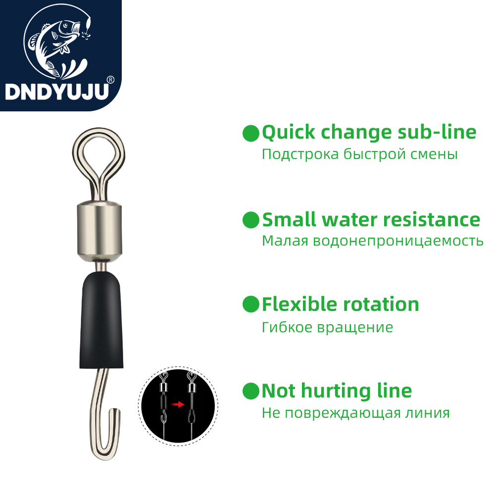 Fishing Hook Stainless Steel - DNDYUJU 30/50 pcs/lot roulement de pêche