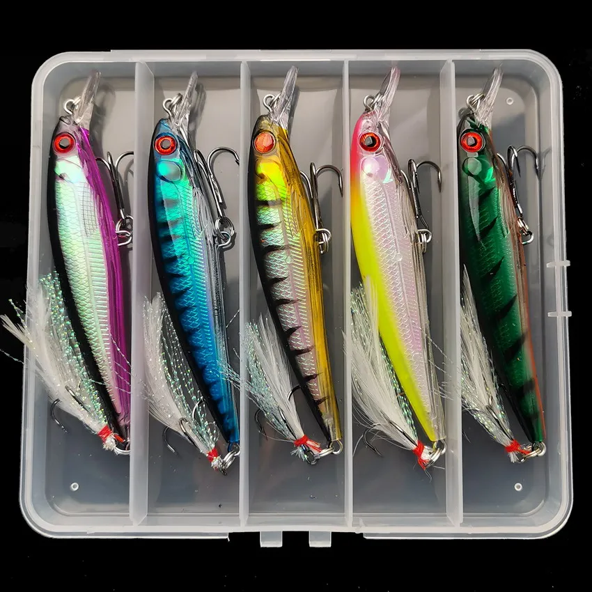 Fishing Hook Treble - Leurre de pêche au vairon bionique