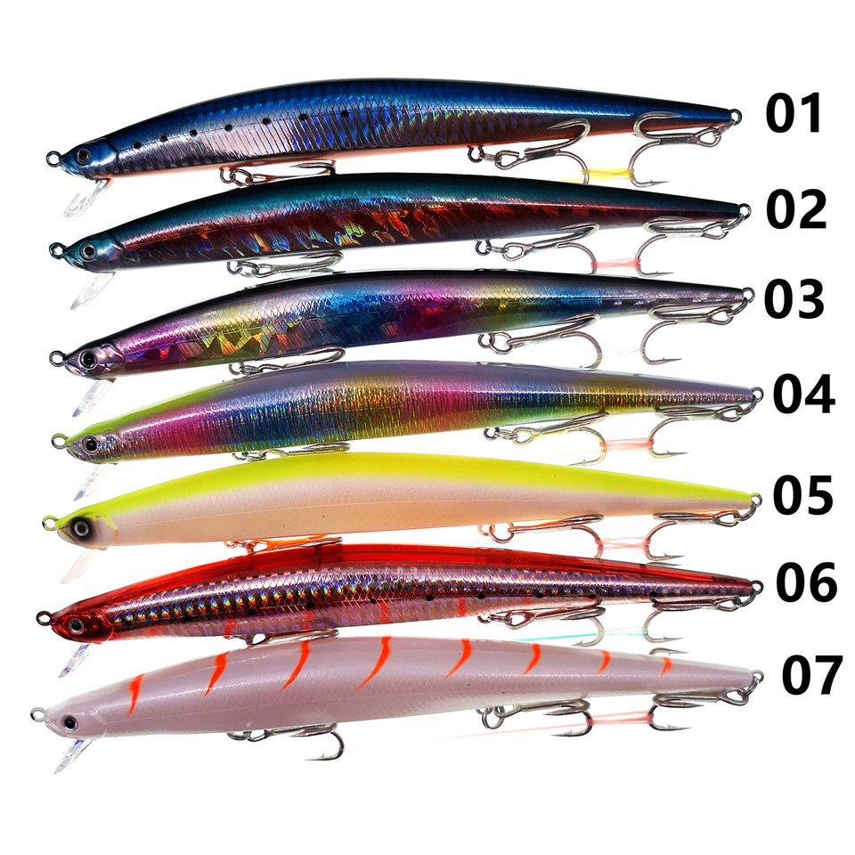 Fishing Hook Treble - Leurre dur MUKUN 175mm 30g Long