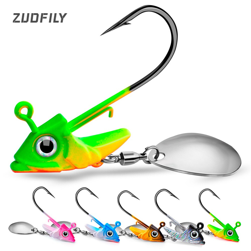 Fishing Hook Circle - Hameçon jig lesté anti-herbe pour leurres