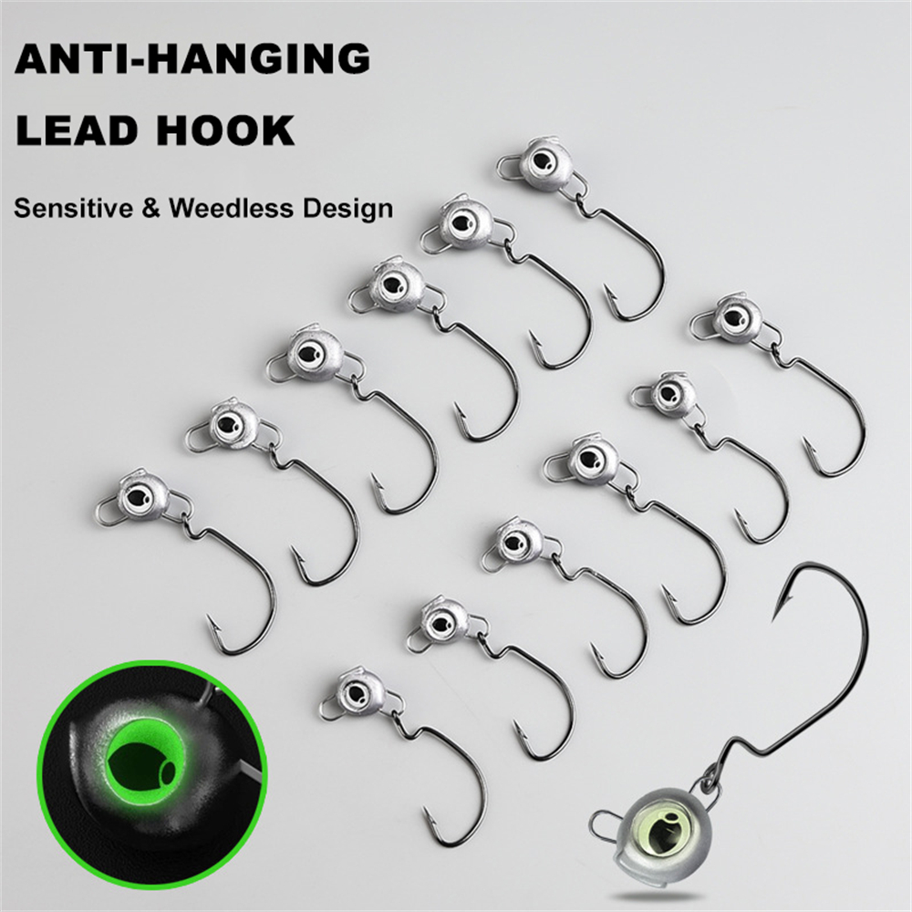Têtes de gabarit sans mauvaise - Fishing Hook Weedless avis et prix