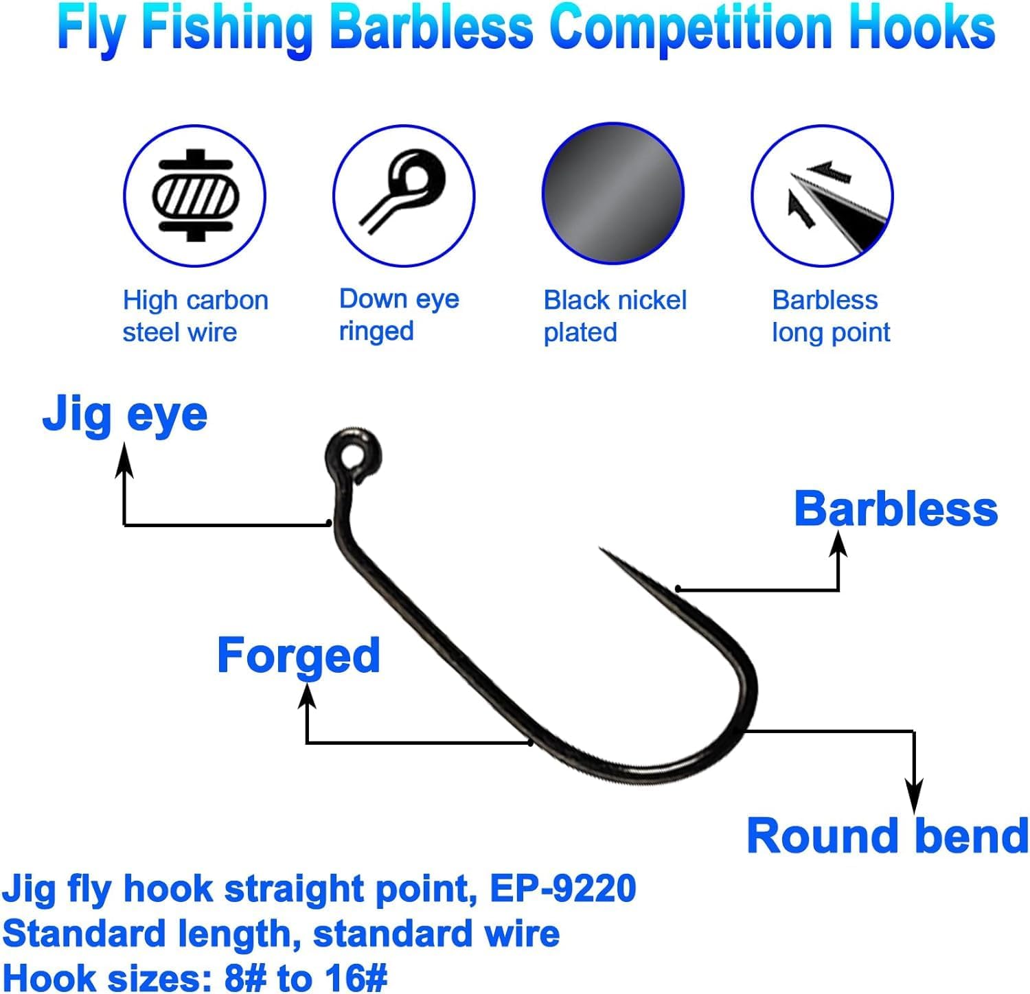 Aventik Eupheng 100PCS Hameçon - Fishing Hook Barbless avis et prix