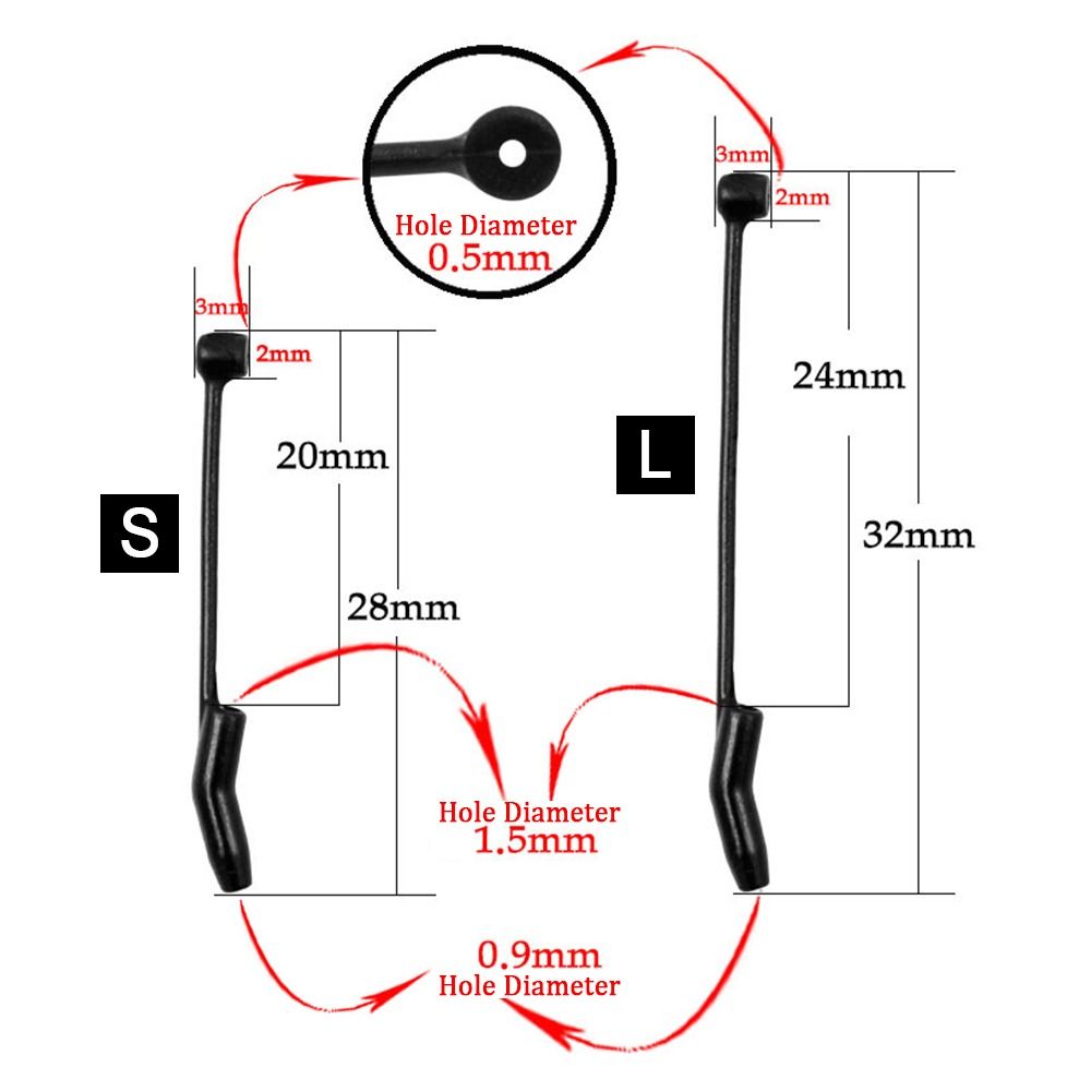 Lot de 10 aligneurs D Rig en c - Fishing Hook Stainless Steel avis et prix