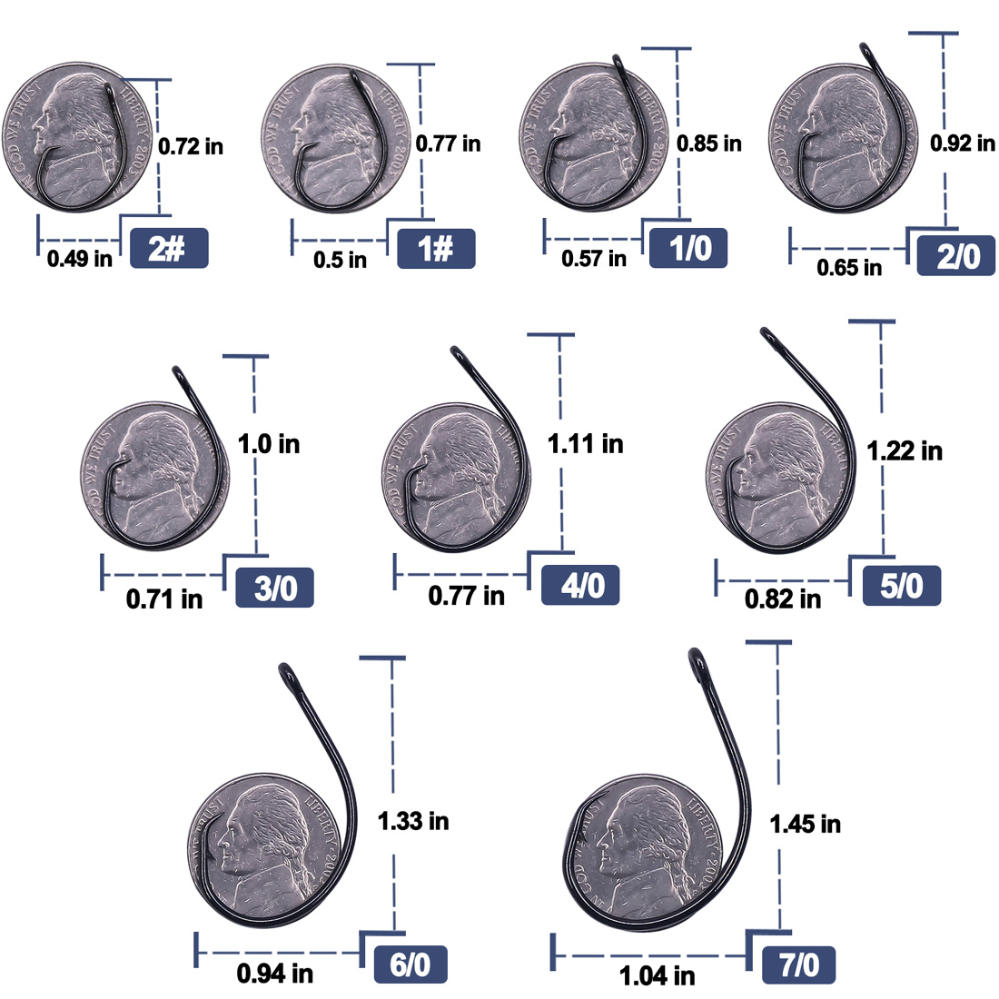 9KM 25-50 pièces Hameçons circ - Fishing Hook Circle avis et prix