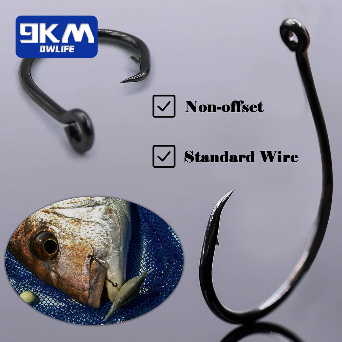 9KM 25-50 pièces Hameçons circ - Fishing Hook Circle avis et prix