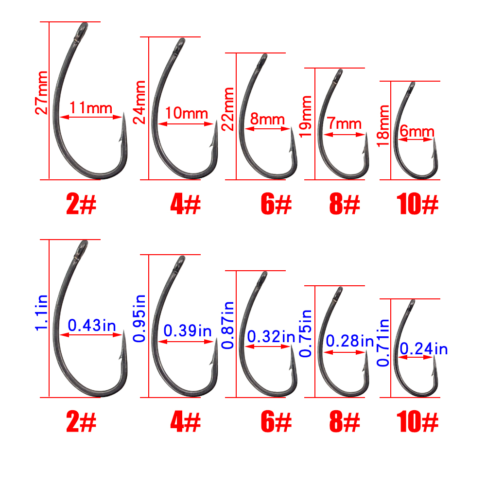 Hirisi 30x hameçons de pêche à - Fishing Hook Offset avis et prix