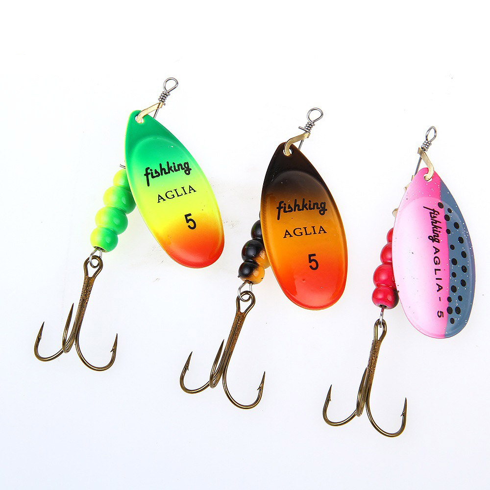 1 pièces Spinner appât 3.9/4.6 - Fishing Hook Treble avis et prix