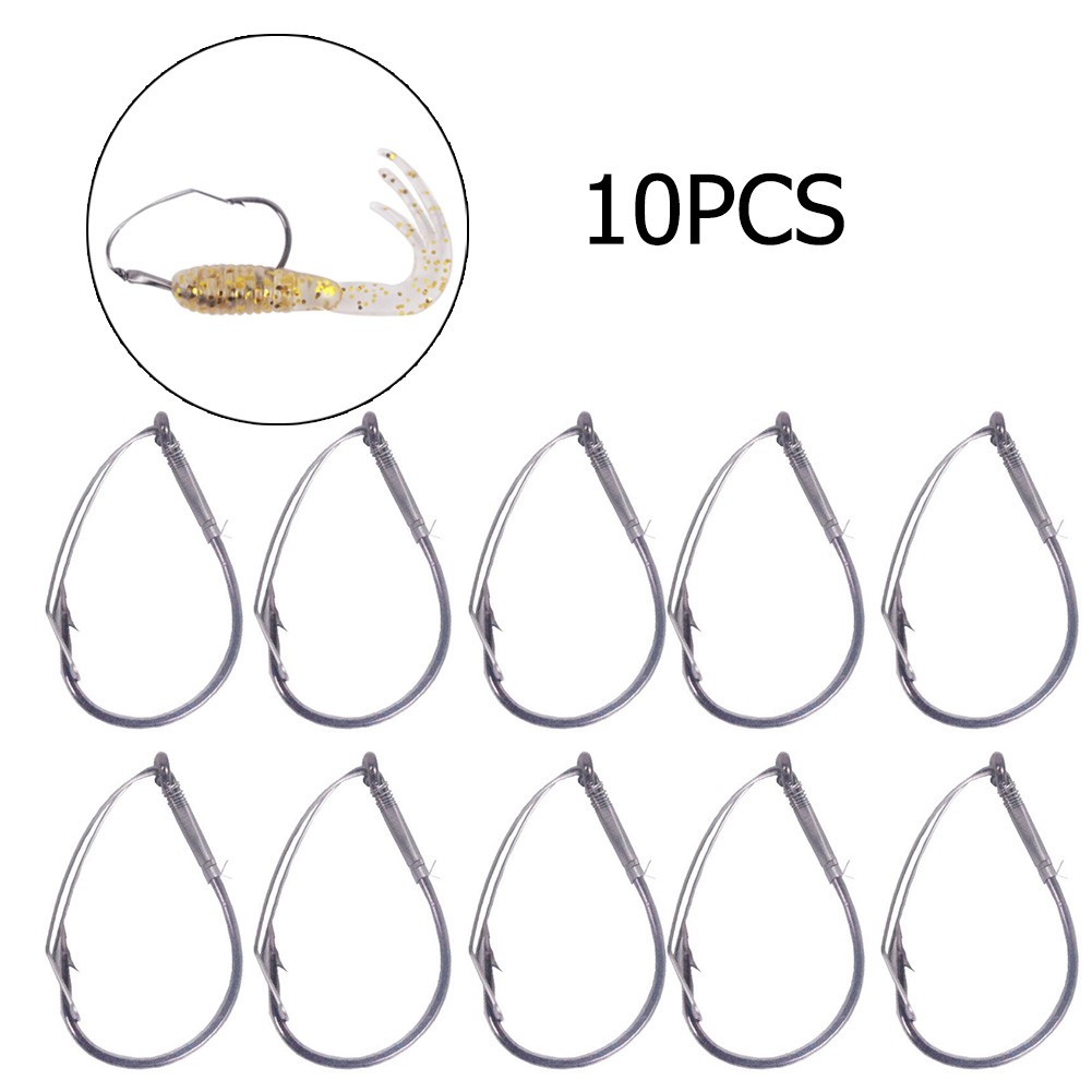 Hameçons farfelu en acier à ha - Fishing Hook Weedless avis et prix