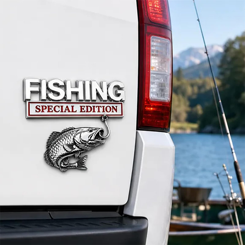 Emblème de voiture en métal Ch - Fishing Hook avis et prix