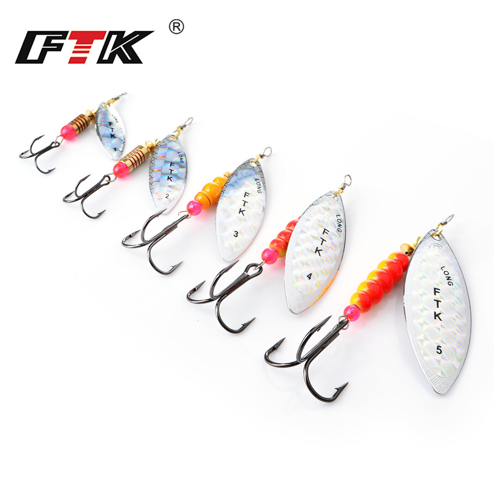 FTK Spinner appât 4G/7G/12G/18 - Fishing Hook Treble avis et prix
