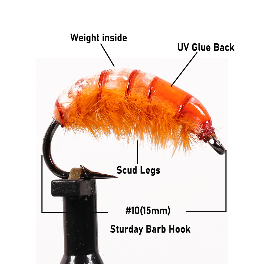 6 pièces/8 pièces # 10 mouches - Fishing Hook Size avis et prix