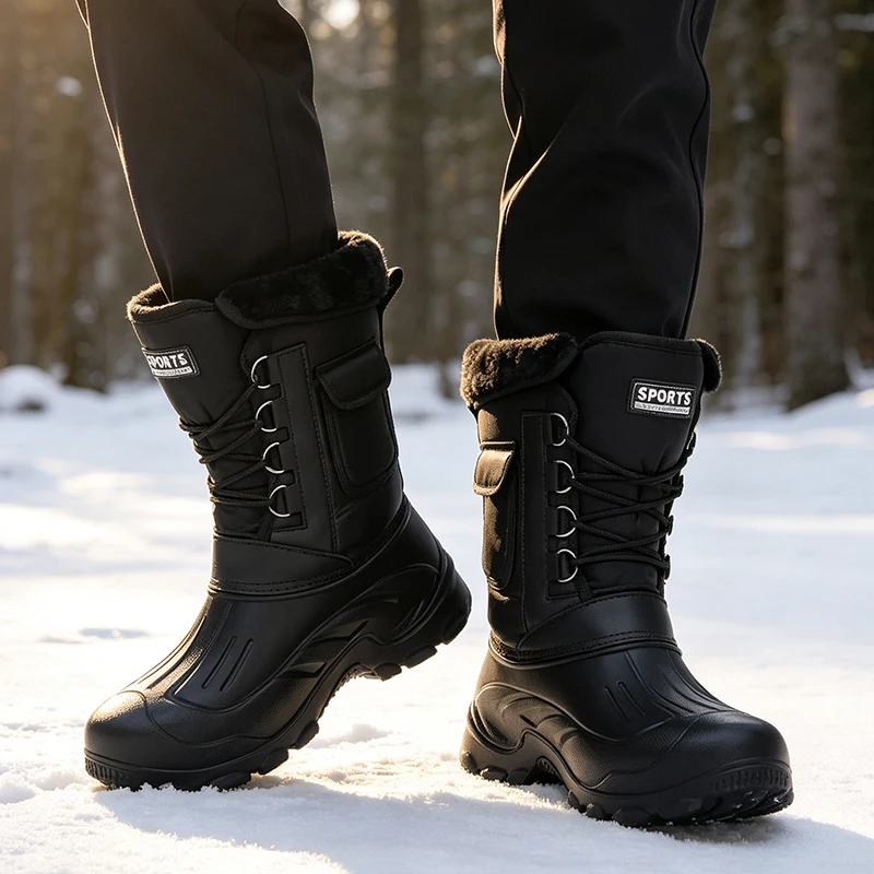 Bottes d'hiver pour hommes, ch - Fishing Hook Size avis et prix