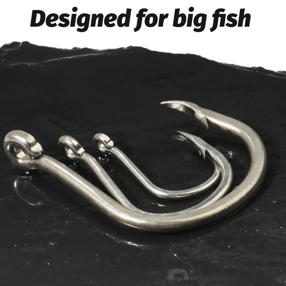 10 pièces gros hameçon 1/0-7/0 - Fishing Hook Circle avis et prix