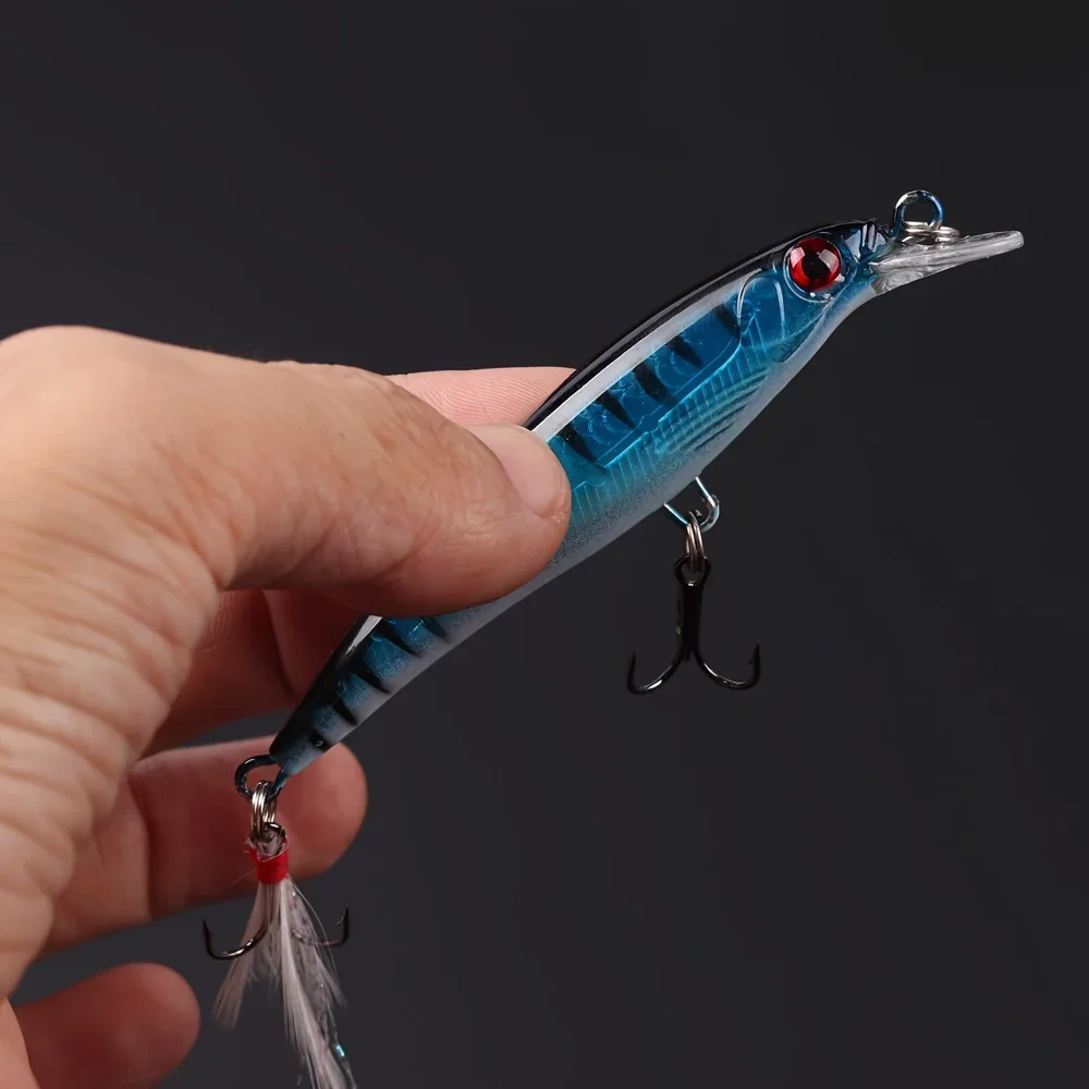 Leurre de pêche au vairon bion - Fishing Hook Treble avis et prix