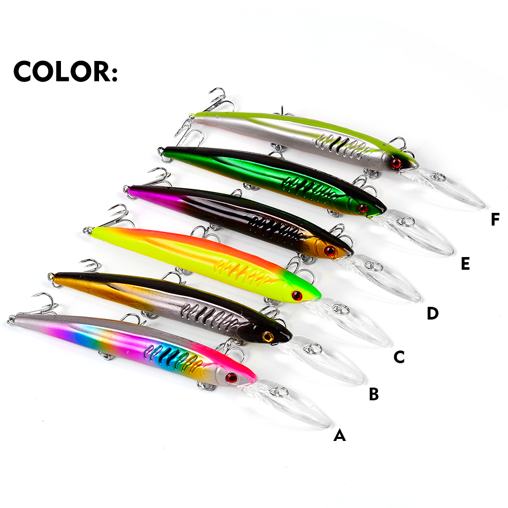 PROBEROS 15cm 12g Grand Minnow - Fishing Hook Size avis et prix