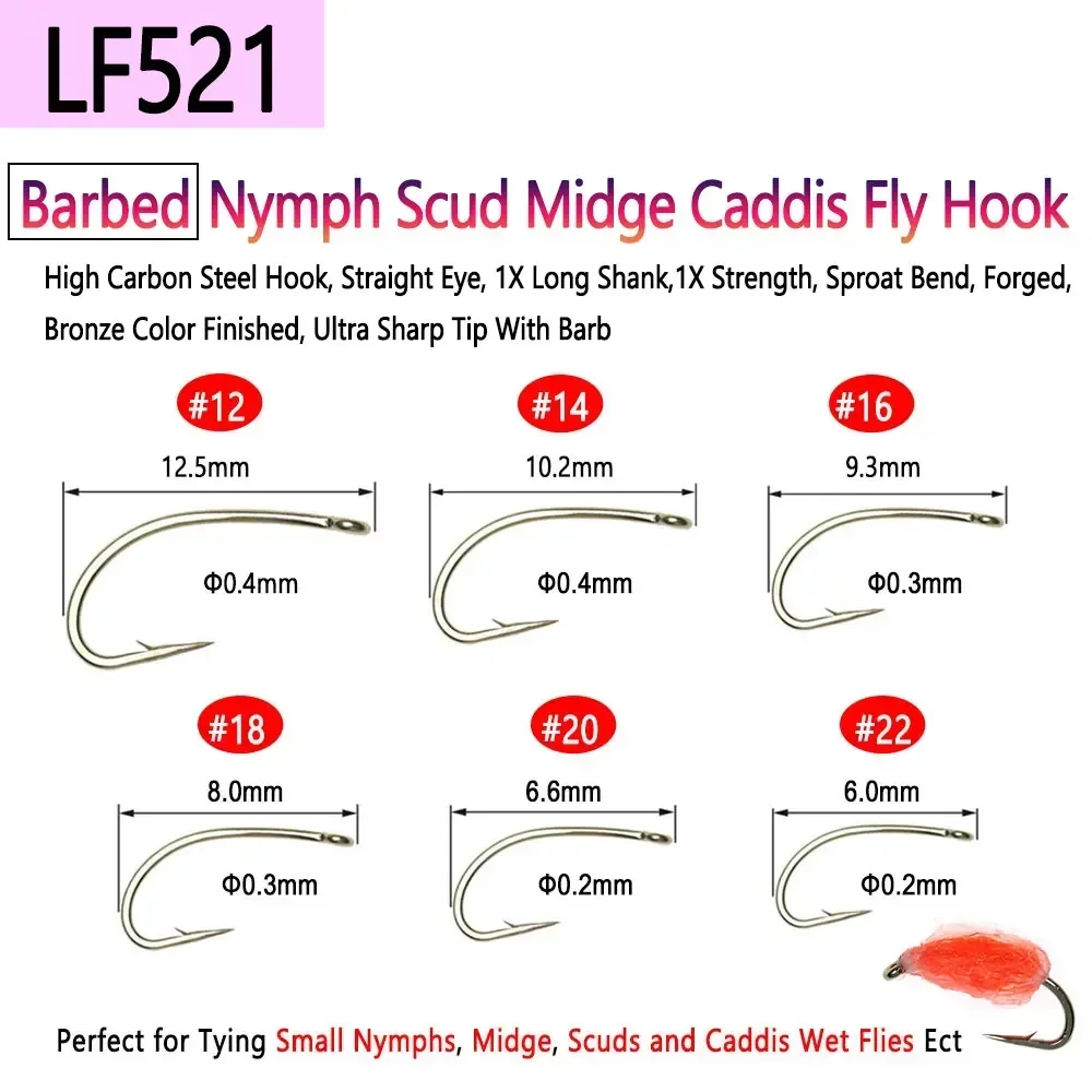 Bimoo 100 pièces 1 # ~22 #   H - Fishing Hook Barbless avis et prix