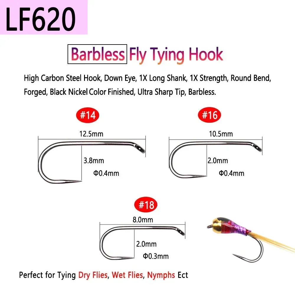Bimoo 100 pièces 1 # ~22 #   H - Fishing Hook Barbless avis et prix